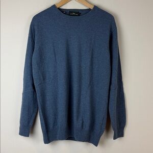 Rodd & Gunn Denim Blue Knit Wool/Cashmere Top Large